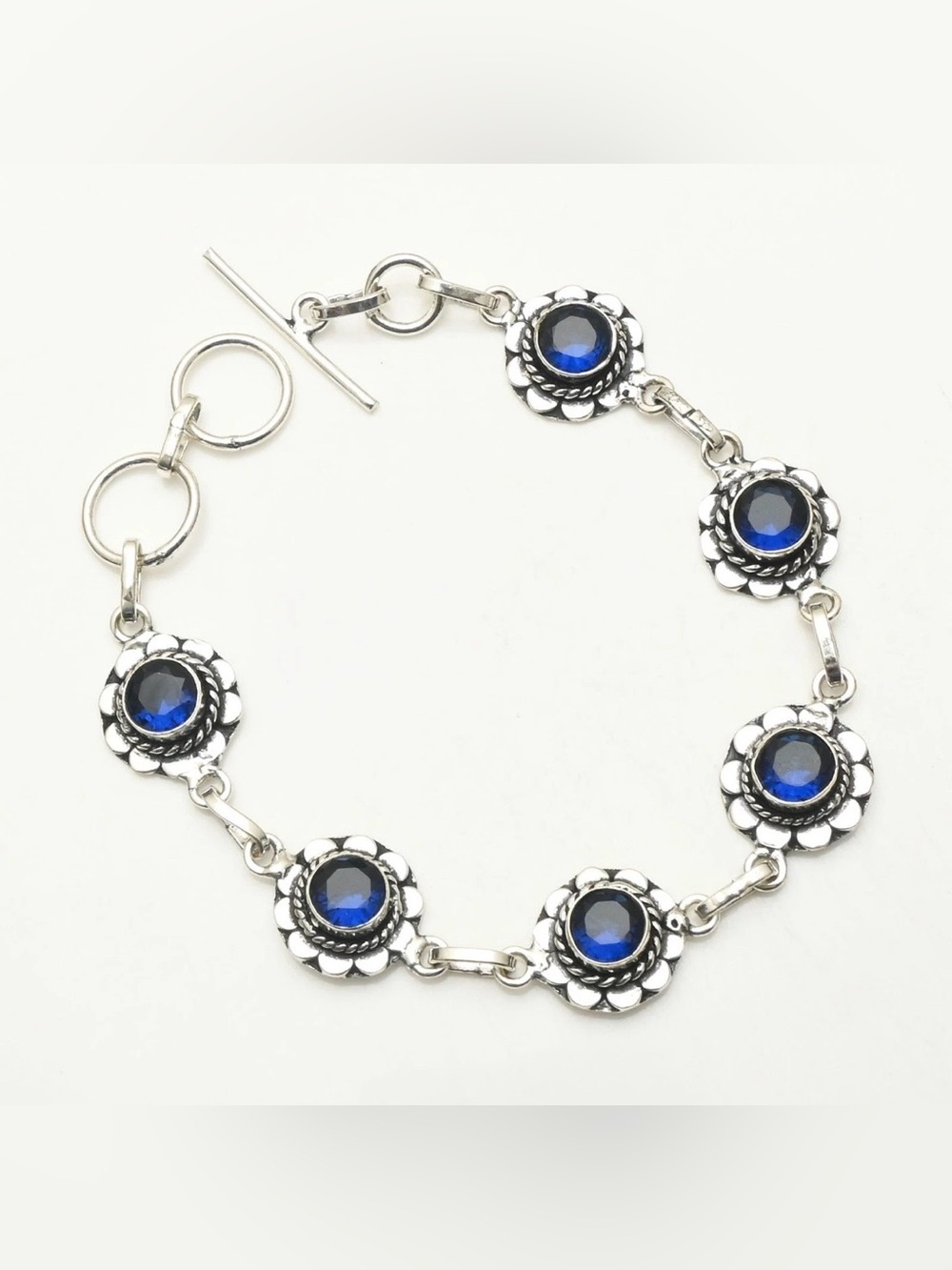 Tanzanite Gemstone Ethnic Artisan Handcrafted Bracelet